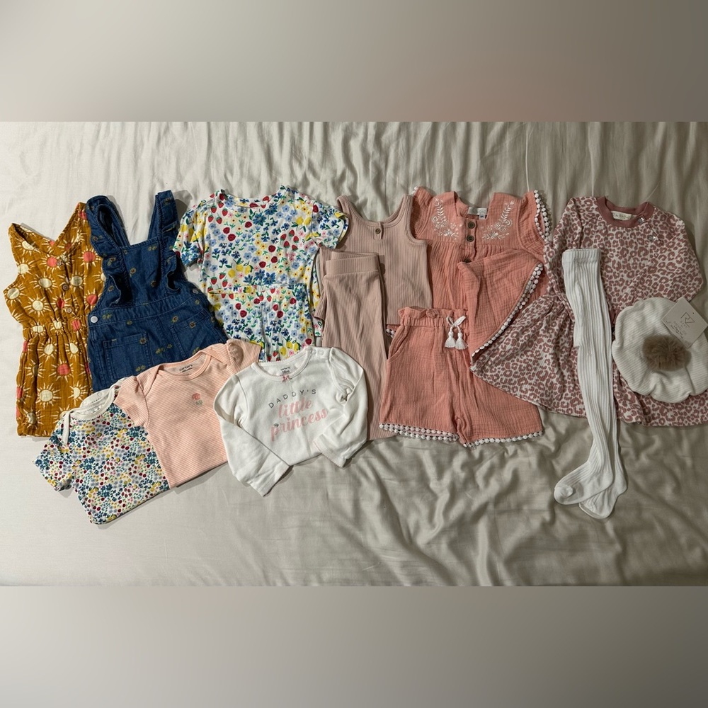 Adorable Baby Clothing Set in Pink and Blue